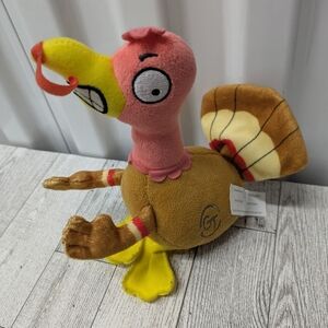 Fgteen Whimsical Pink and Yellow Stuffed Animal Toy